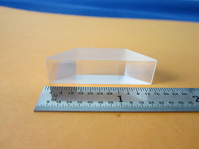 OPTICAL MIL SPEC  PRISM RECTANGULAR LASER OPTICS AS PICTURED BIN#6V-12