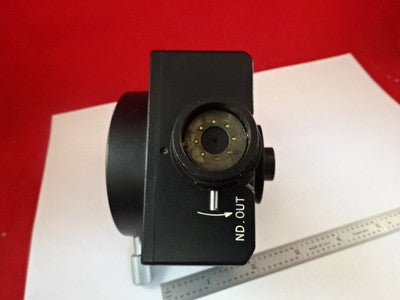 MICROSCOPE PART OLYMPUS JAPAN VERTICAL ILLUMINATOR PIECE OPTICS  B#Q1-A-04