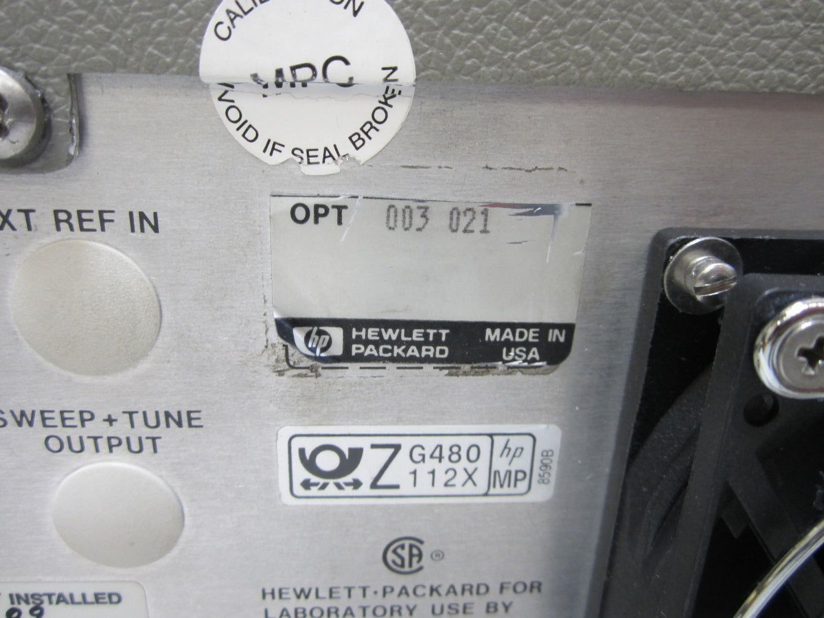 HP 8590B Spectrum RF Analyzer Frequency 1.8 GHz Hewlett-Packard