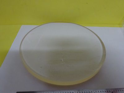 HUGE OPTICAL PLANO CONVEX LENS MIL SPEC LASER OPTICS AS IS BIN#X3-25