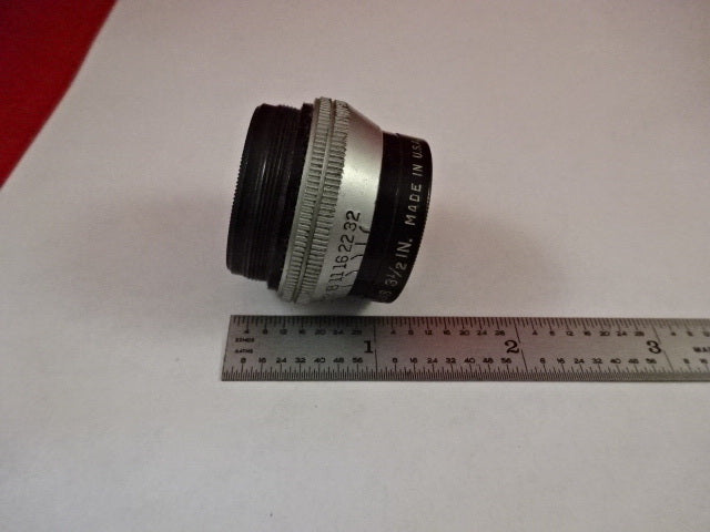 Antique Optical Lens Anastigmat Ilex Paragon 3 1/2 Inches Optics