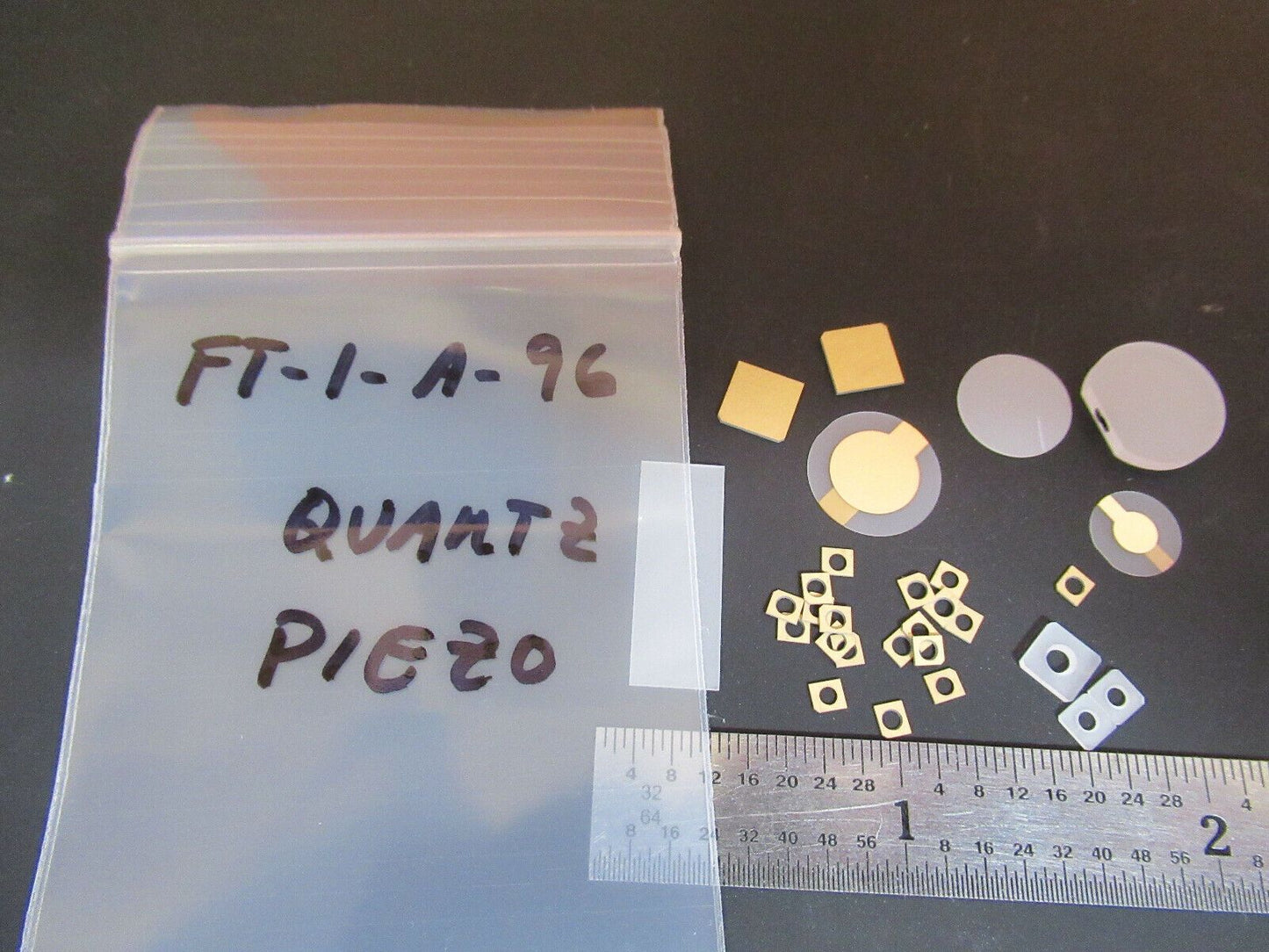 LOT ASSORTED PIEZO QUARTZ PIEZOELECTRIC BLANKS ULTRASONIC SENSOR &FT-1-A-96