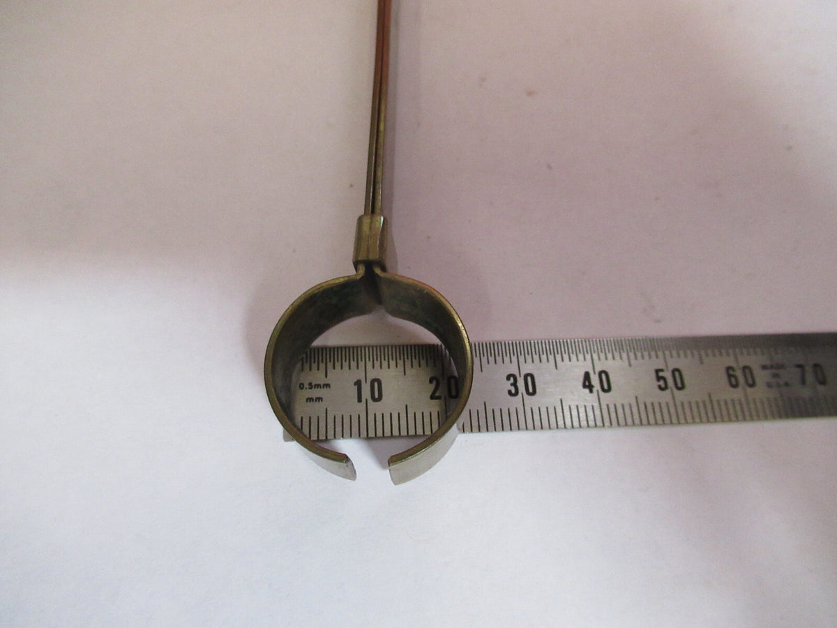 Antique Brass UK Beck Metal Holder Microscope Part