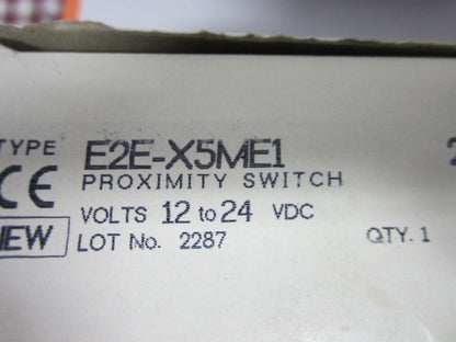 OMRON PROXIMITY SWITCH E2E-X5ME1 AS IS BIN#J9