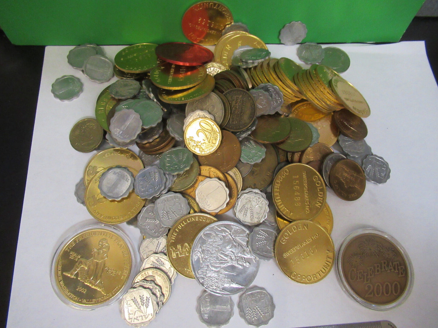 Large Collection Coins Assortment Fancies Unknown