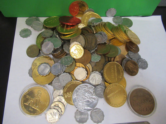 Large Collection Coins Assortment Fancies Unknown