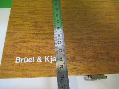 Empty Brüel & Kjær Denmark Mahogany Wood Box Instrument
