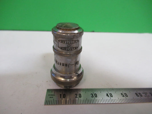 Seibert Wetzlar Germany 100X Objective Microscope Part
