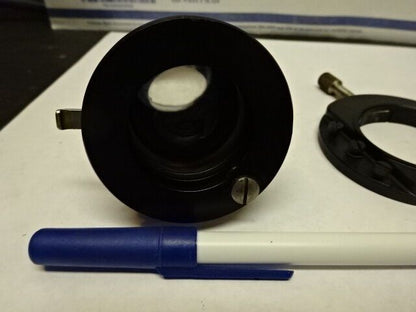 MICROSCOPE PART WILD HEERBRUGG SWISS M11 CONDENSER + IRIS OPTICS AS IS #82-30