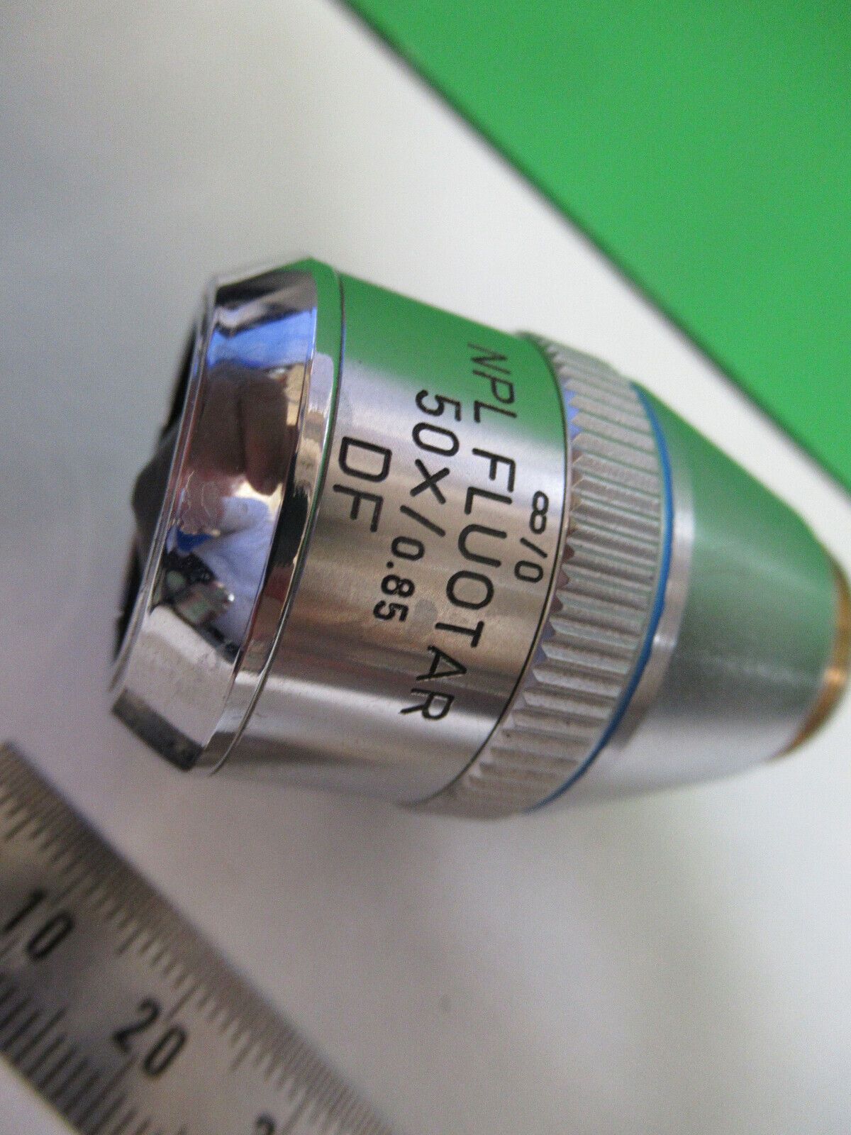 LEITZ WETZLAR GERMANY OBJECTIVE DF ERGOLUX 50X MICROSCOPE AS PICTURED #P4-B-54