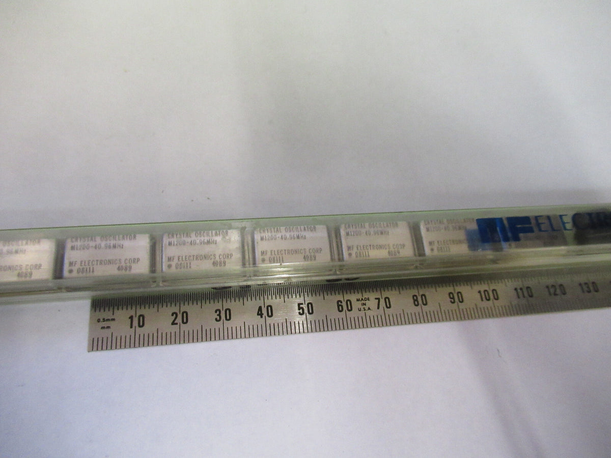 LOT 10 EA MF ELECTRONICS QUARTZ OSCILLATOR FREQUENCY 40.96 MHz G5-A-80