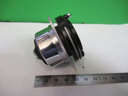 ANTIQUE ERNST LEITZ CONDENSER + IRIS MICROSCOPE PART AS PICTURED X7-A-100