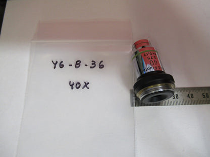 WILD HEERBRUGG SWISS OBJECTIVE 40X LENS FLUOTAR MICROSCOPE PART OPTICS Y6-B-36