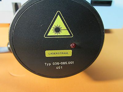 MICROSCOPE PART LEITZ WETZLAR LASERSTRAHL OPTICS GERMANY BIN#16