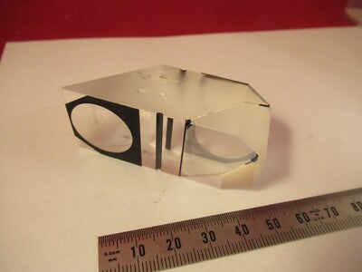 Nikon Japan Glass Prism [chipped] Head Microscope Optics