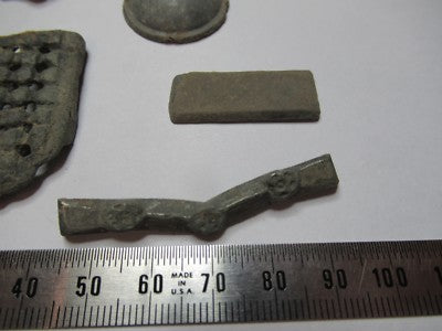 ANTIQUE BRASS BRONZE LOT MEDIEVAL ??? from EUROPE BOG FIND AS PICTURED &3-DT-08