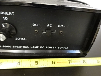 Optical Oriel 6060 Spectral Lamp DC Power Supply with Lamp