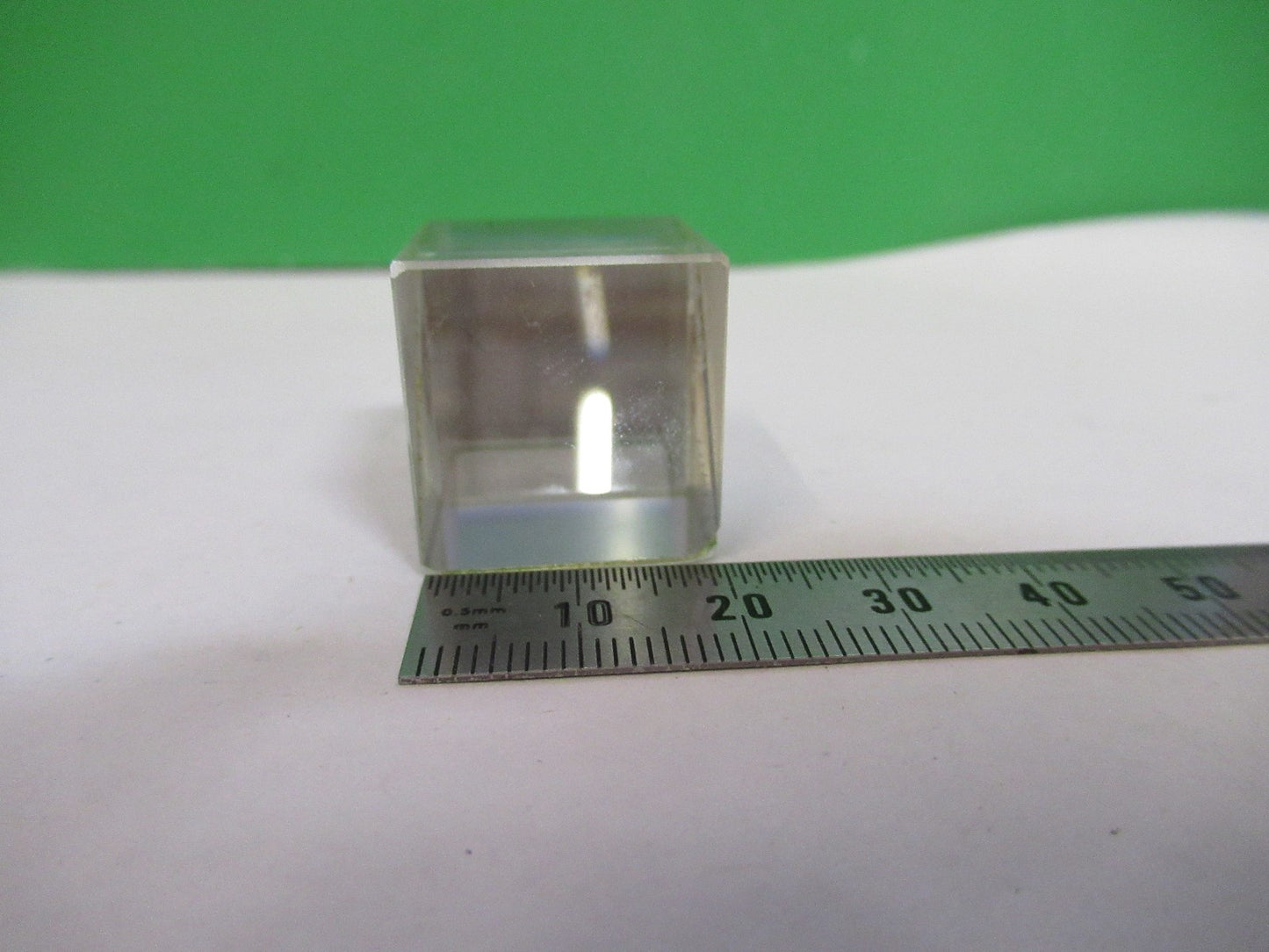ANTIQUE BAUSCH LOMB GLASS PRISM OPTICS MICROSCOPE PART AS PICTURED  V3-A-55