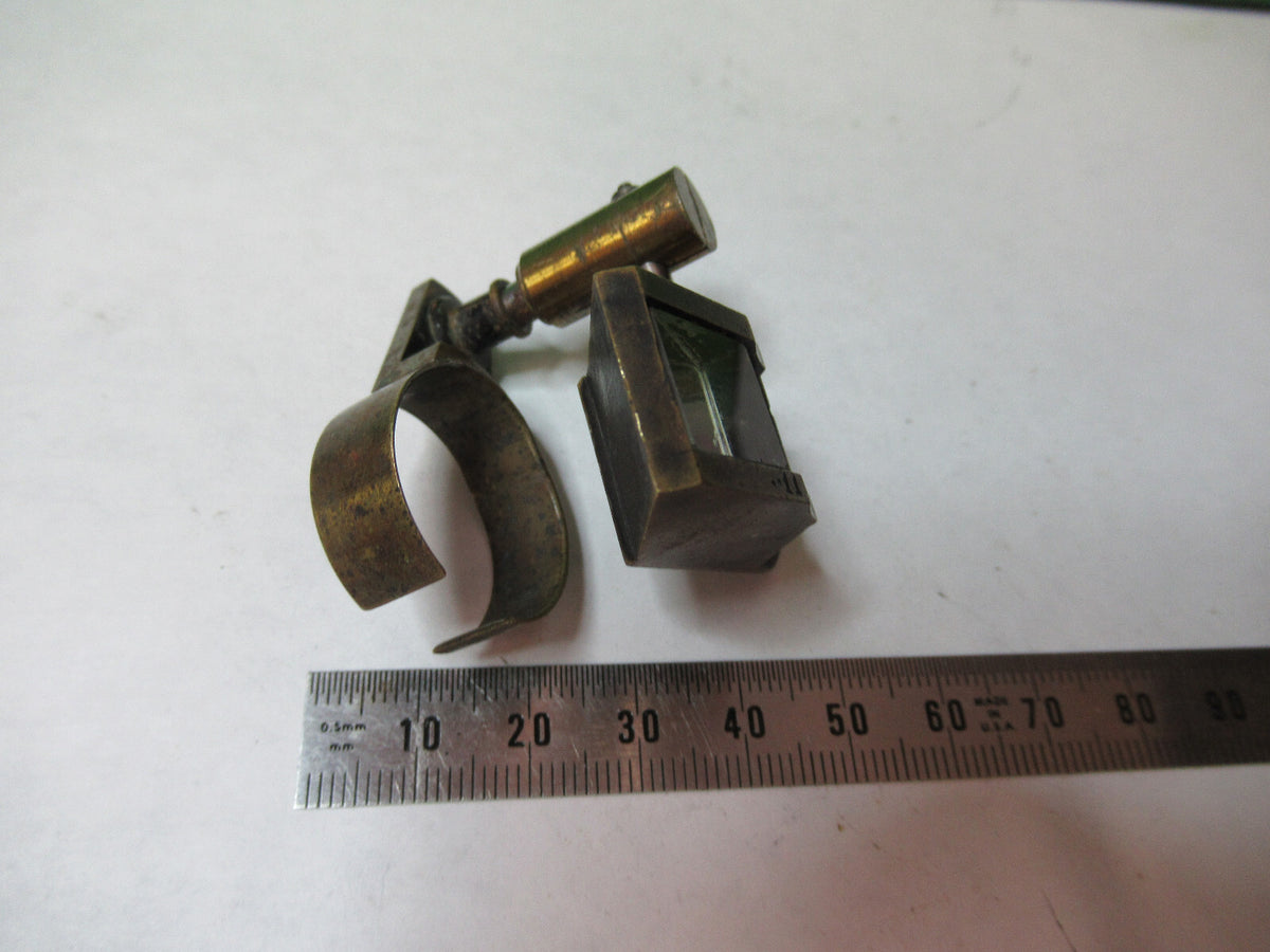 ANTIQUE BRASS NACHET PARIS PROJECTION PRISM ASSEMBLY MICROSCOPE PART X2-A-13