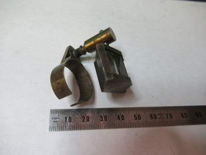 ANTIQUE BRASS NACHET PARIS PROJECTION PRISM ASSEMBLY MICROSCOPE PART X2-A-13