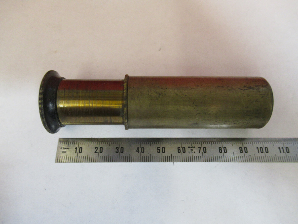Antique Brass Eyepiece + Tubus UK Made Microscope Part