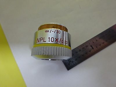 MIKROSKOPTEIL OBJEKTIV LEITZ DEUTSCHLAND NPL 10X INFINITY OPTICS AS IS BIN#X1-58