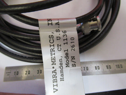 ACCELEROMETER VIBRAMETRICS 1136 VIBRATION CALIBRATION AS PICTURED 6V-FT-69