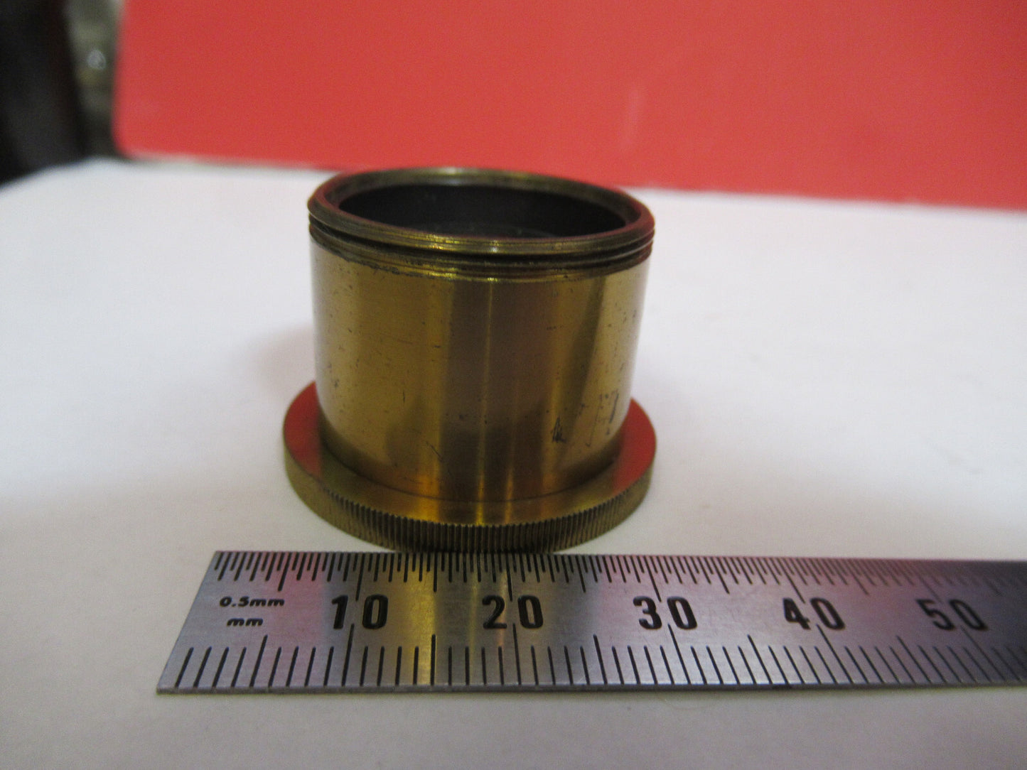 ANTIQUE BRASS UK RJ BECK DARK PHASE CONDENSER MICROSCOPE AS PICTURED &F8-A-65