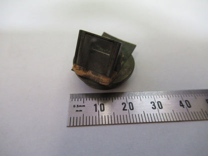 ANTIQUE BRASS MOUNTED PRISM UNKNOWN COLLIMATOR SCOPE PART AS PICTURED Z6-A-13