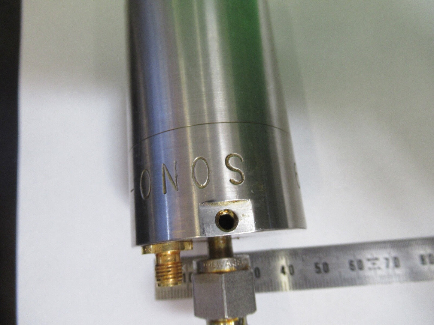LABORATORY INDUSTRIAL SONO-TEK ULTRASONIC PIEZO DIFFUSER NOZZLE AS PIC Q7-B-29