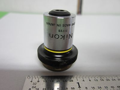 OPTISCHES MIKROSKOP TEIL Nikon Objektiv 10x OPTICS BIN#46-L-12