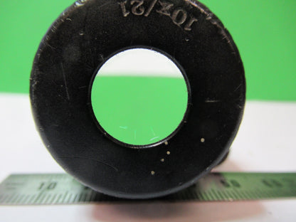 WILD HEERBRUGG SWISS 10X/21 EYEPIECE OPTICS MICROSCOPE PART AS PICTURED G5-A-11