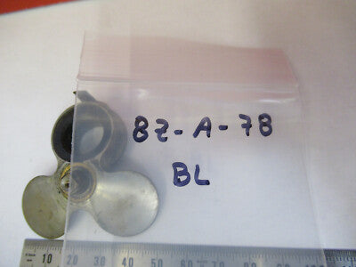 ANTIQUE BAUSCH LOMB NOSEPIECE CAPS MICROSCOPE PART AS PICTURED &8Z-A-78