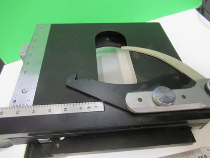 REICHERT AUSTRIA XY STAGE CLIP MICROSCOPE PART AS PICTURED X5-A-61