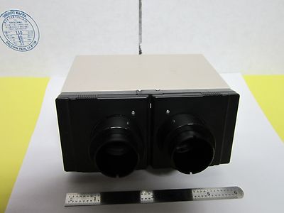 OLYMPUS LARGE HEAD MICROSCOPE PART OPTICS BIN#H2-01