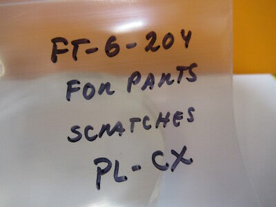 Optical Lens PlanO Convex Glass [scratches]