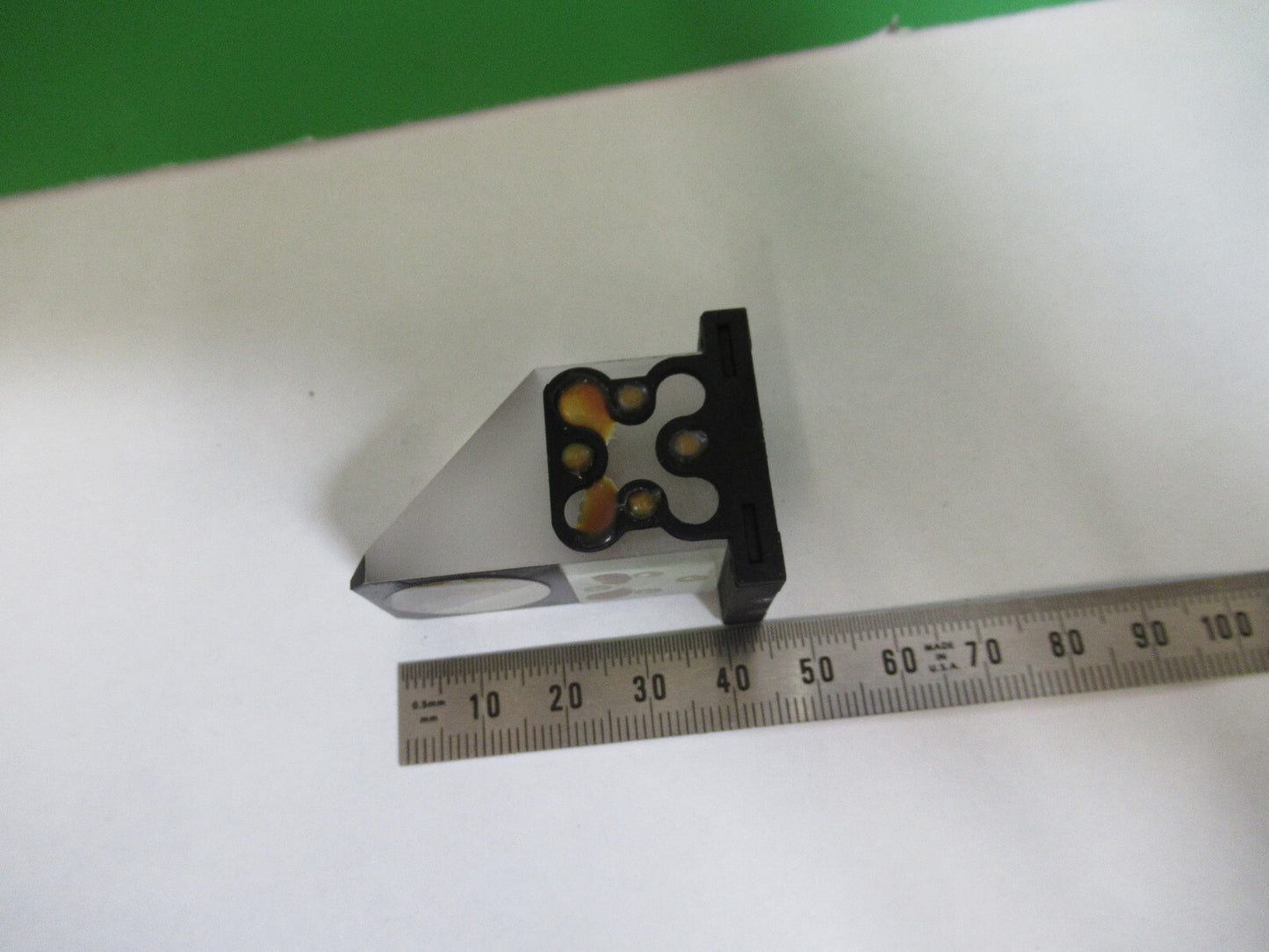 MICROSCOPE PART LEITZ WETZLAR GERMANY PRISM MOUNTED OPTICS AS PICTURED 80-B-06