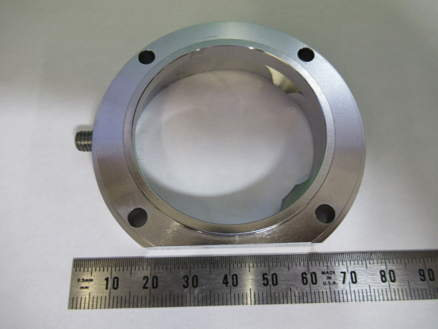 LEICA LEITZ GERMANY DMRB LAMP FLANGE MICROSCOPE PART AS PICTURED V7-FT-99