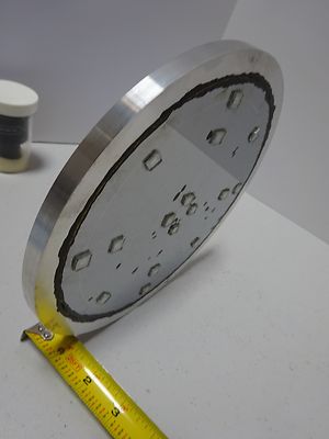 OPTICAL MULTIPLE RESOLUTION USAF TARGET METAL MOUNTED OPTICS AS IS BIN#TB-5-1-G