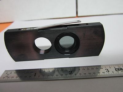 MICROSCOPE PART POLARIZER SLIDE ??  POL OPTICS BIN#B1-R-17