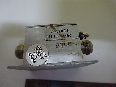 RF MICROWAVE FREQUENCY AVANTEK DCB-42 AMPLIFIER AS IS BIN#W6-04