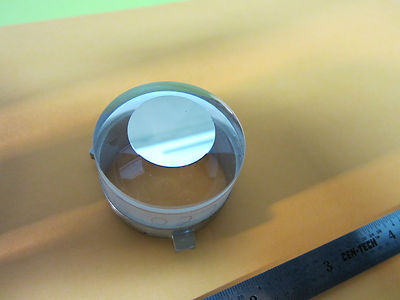 OPTICAL WEIRD LENS WITH MIRROR FILTER AT CENTER ? LASER OPTICS BIN#9-09