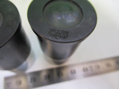 CBS BECK KASSEL GERMANY PAIR EYEPIECE MICROSCOPE PART AS PICTURED U8-A-10