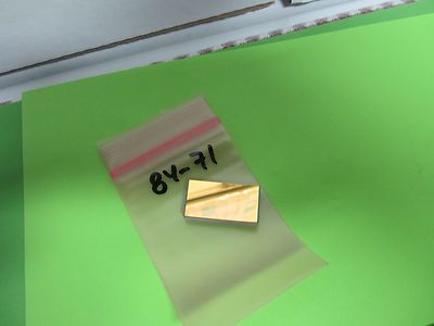 OPTICAL GOLD PLATED MIRROR LASER OPTICS BIN#8Y-71