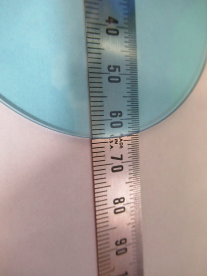 OPTICAL MICROSCOPE FILTER CLEAR BLUE SCHOTT OPTICS AS PICTURED T5-A-81