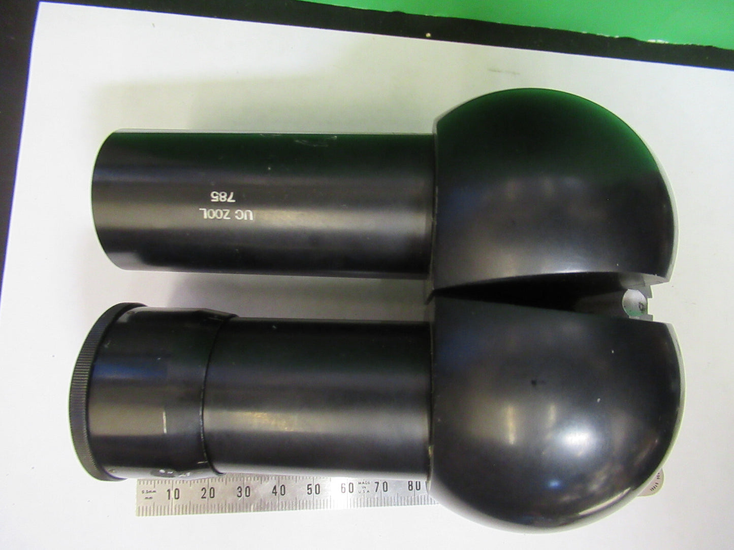 CARL ZEISS BINOCULAR HEAD STEREO OPTICS MICROSCOPE PART AS PICTURED S1-B-86