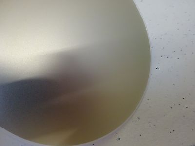 RARE SAPPHIRE WAFER COATED WITH PLATINUM + STRONTIUM TITANATE as is BIN#S5-60