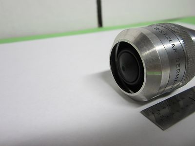 OPTICAL MICROSCOPE ERGOLUX 20X OBJECTIVE LEITZ GERMANY OPTICS AS IS BIN#3C-1-A