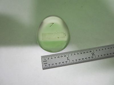 MICROSCOPE PART OPTICAL MIRROR OVAL [some scratches] OPTICS AS IS BIN#C3-L-24