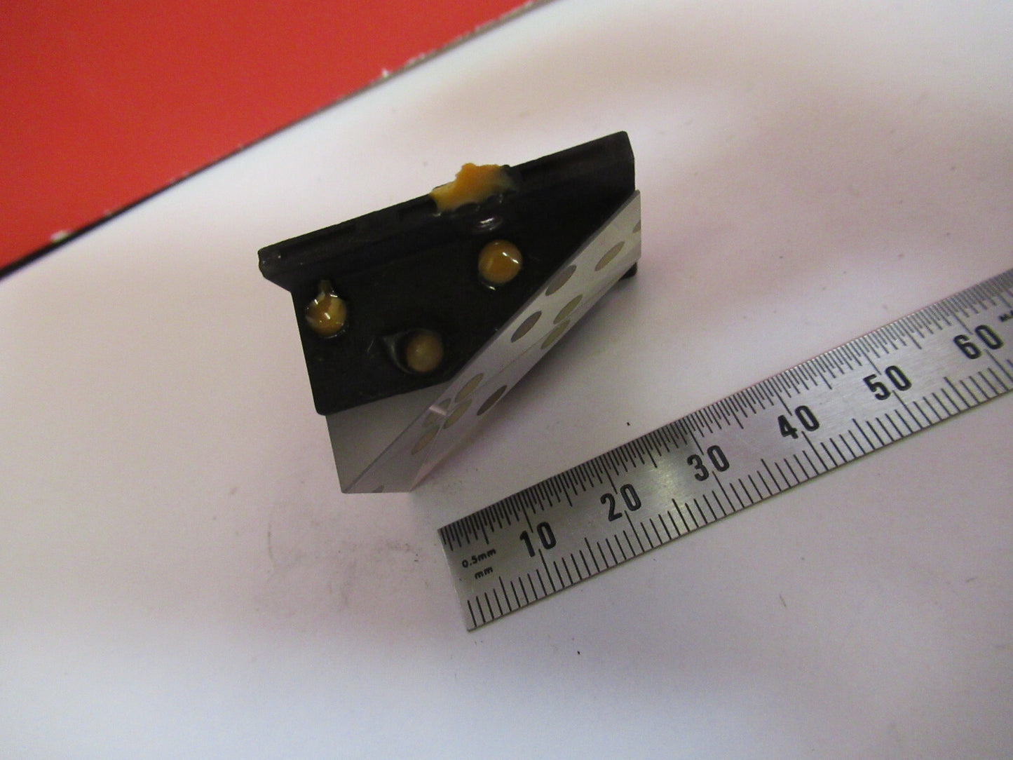 LEITZ WETZLAR GERMANY GLASS PRISM HEAD MICROSCOPE PART AS PICTURED  T1-A-52